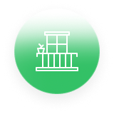 Rooftop and balcony turf