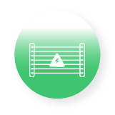 Privacy fence installation icon