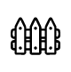 fence cost icon