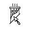 Chimney repair and rebuilding icon