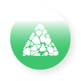 olored and stained concrete icon