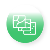 Decorative stamped concrete icon