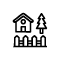 Detached Backyard iconDetached Backyard icon