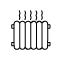 Heaters for winter use icon