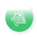 Pool resurfacing and tile replacement icon