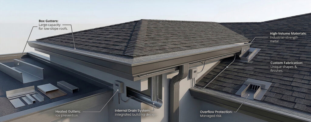 Commercial Gutters Pic