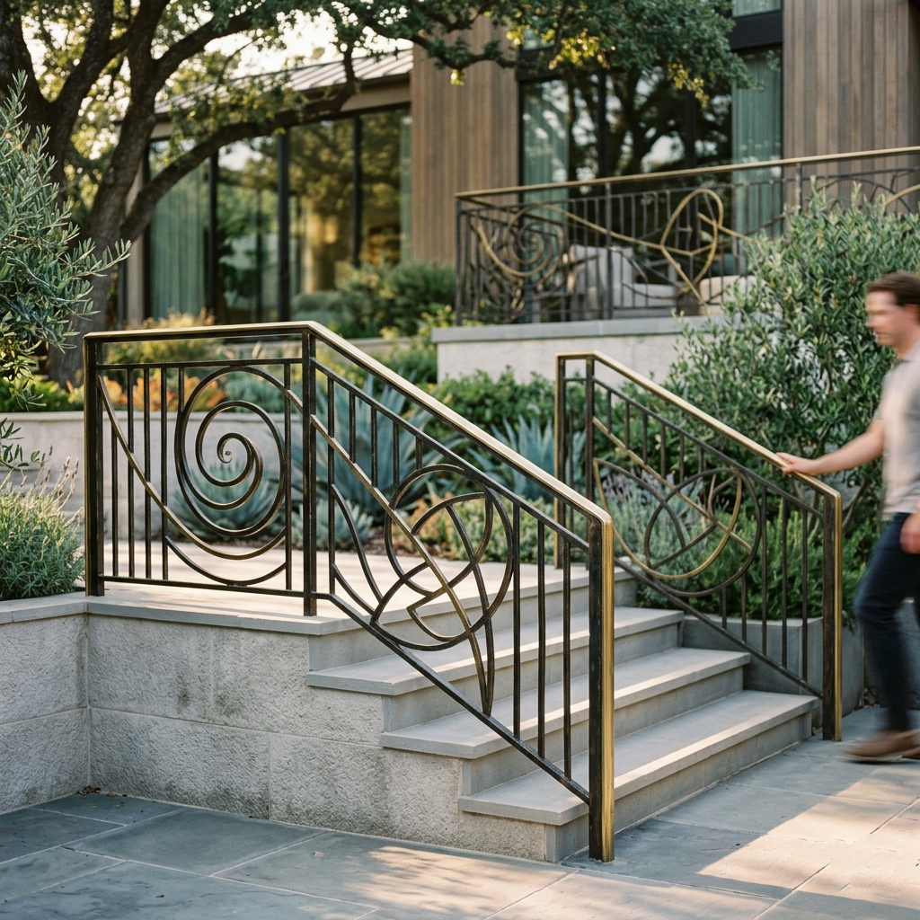 Fabrication Railing Metal Fabrication Tempo - Together Exterior & Outdoor