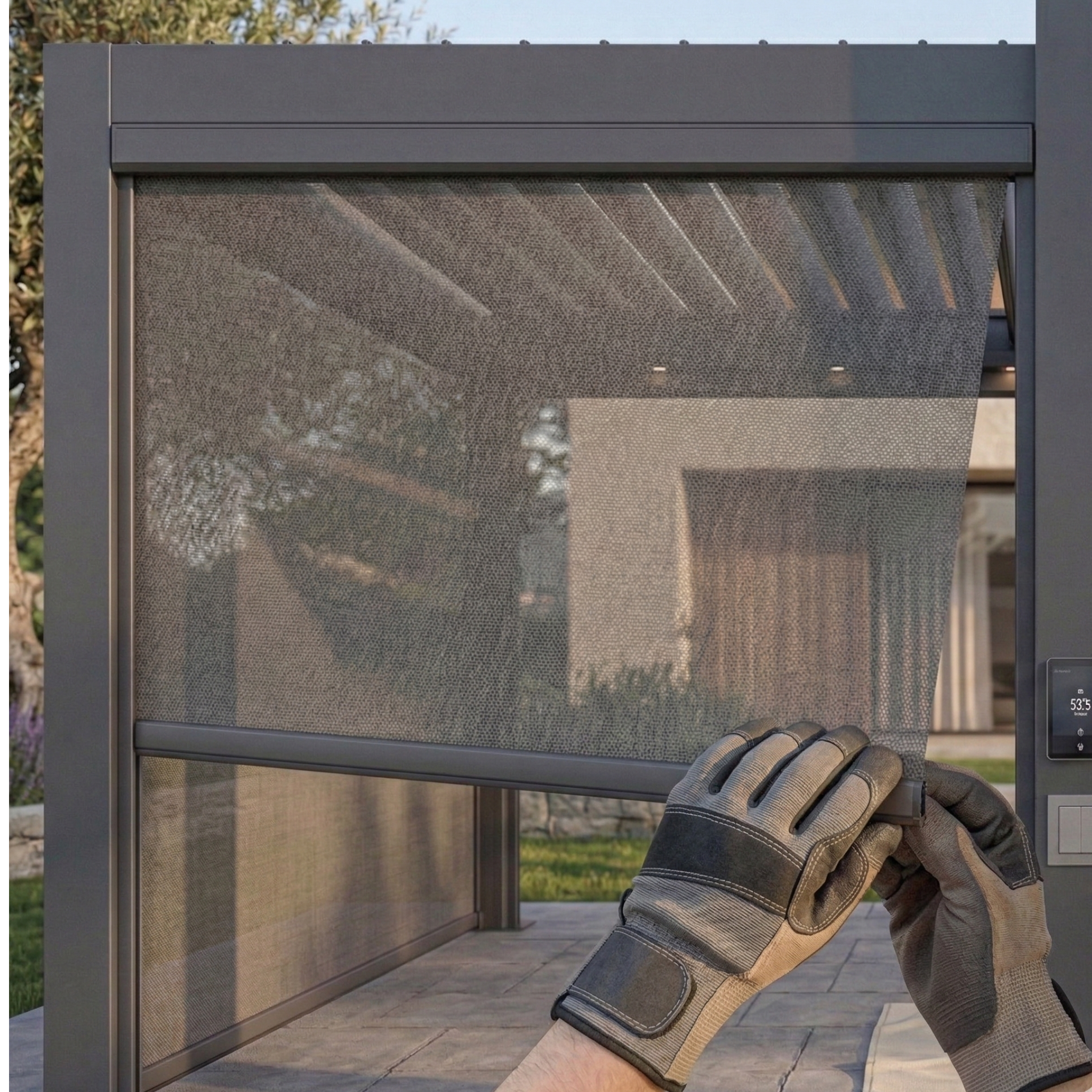 Privacy screen installation